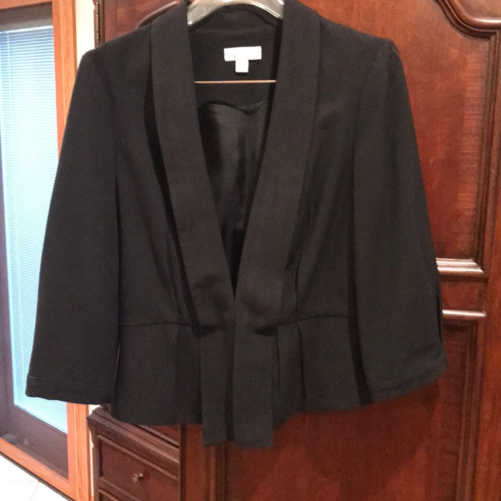 Black suit jacket